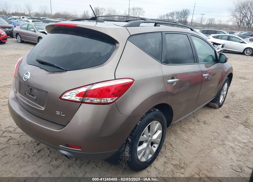 2013 NISSAN MURANO SL VIN: JN8AZ1MU7DW203584