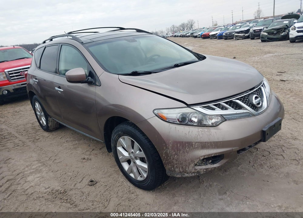 2013 NISSAN MURANO SL VIN: JN8AZ1MU7DW203584