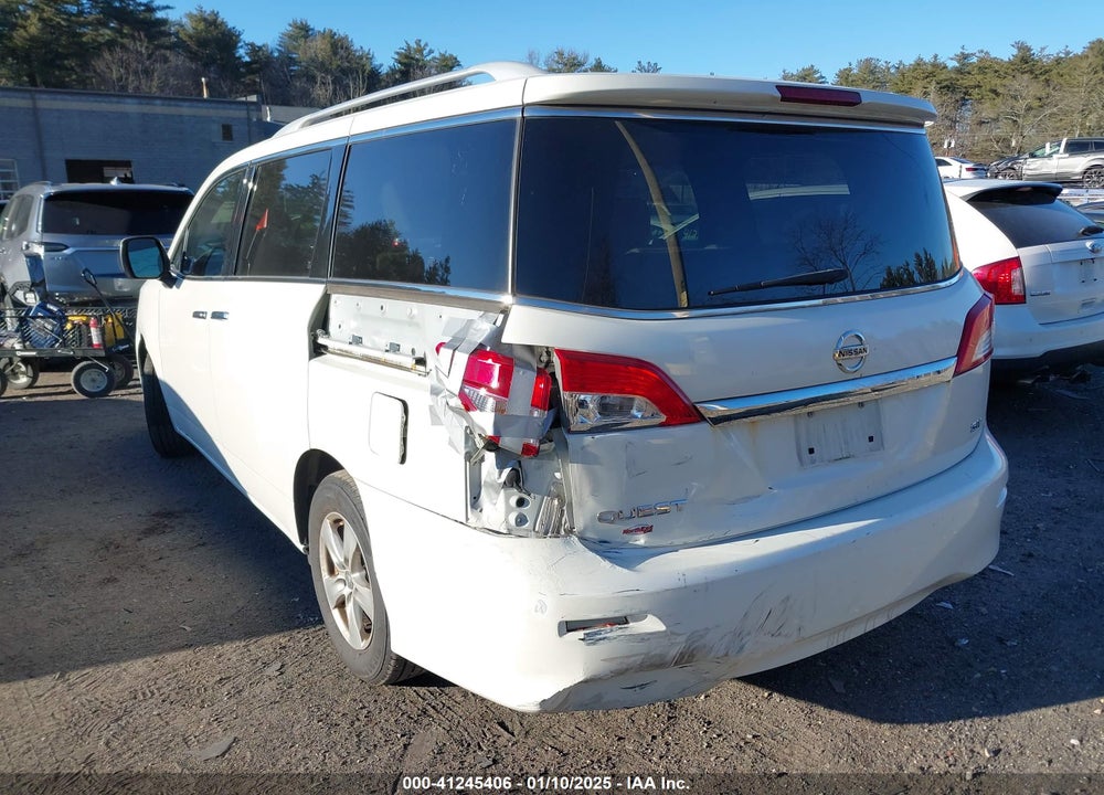 2017 NISSAN QUEST SV VIN: JN8AE2KPXH9166310