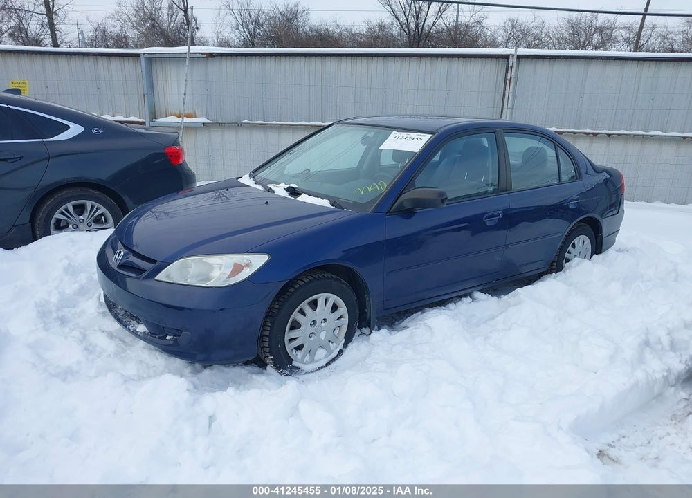 2004 HONDA CIVIC LX VIN: 1HGES16554L013048