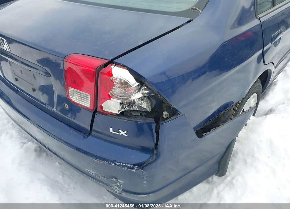 2004 HONDA CIVIC LX VIN: 1HGES16554L013048