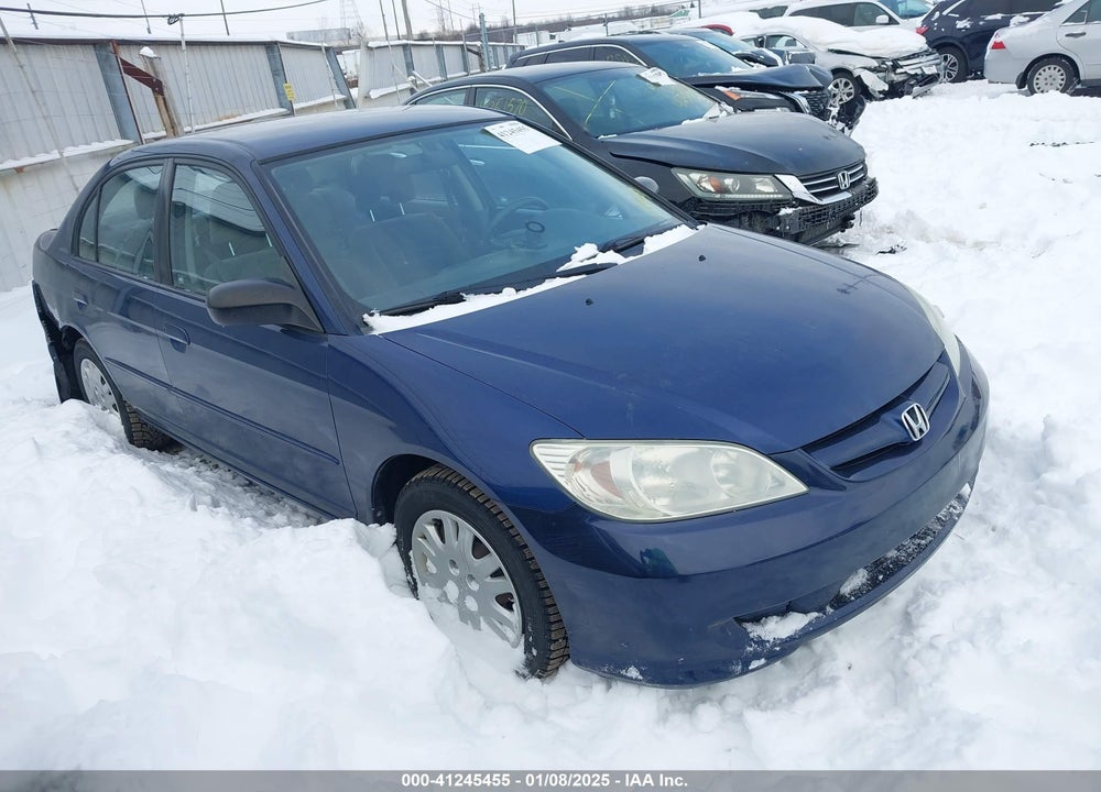 2004 HONDA CIVIC LX VIN: 1HGES16554L013048