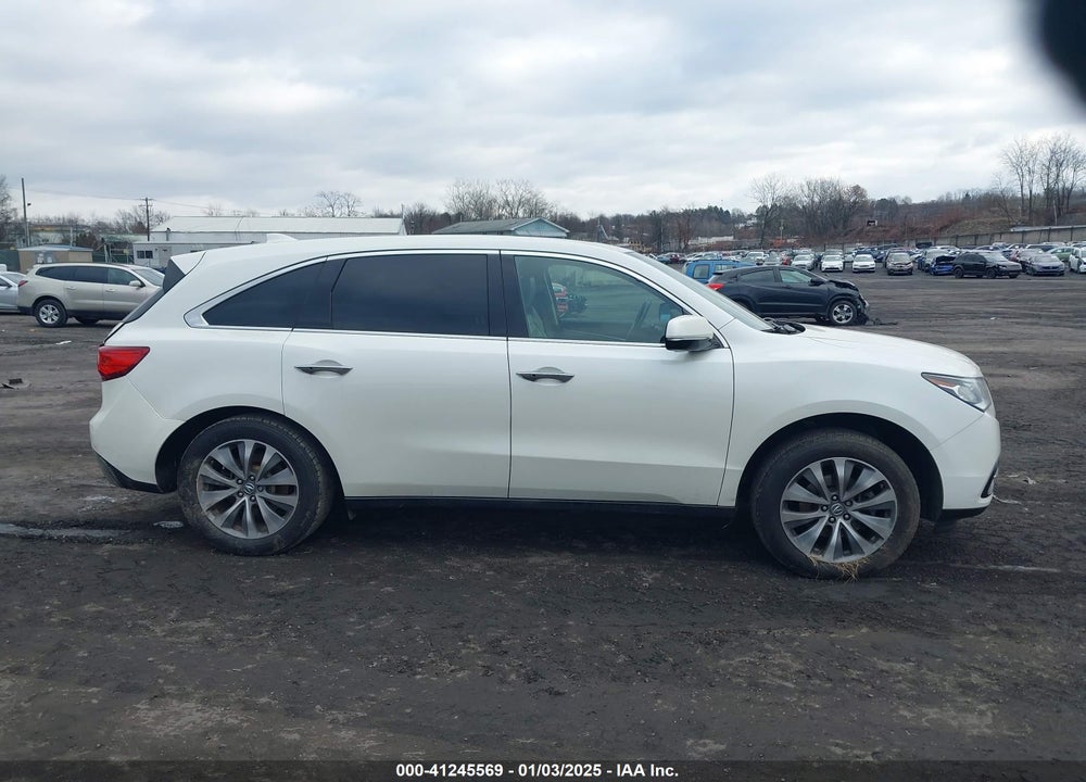2015 ACURA MDX TECHNOLOGY PKG W/ENTERTAINMENT PKG VIN: 5FRYD4H62FB009203