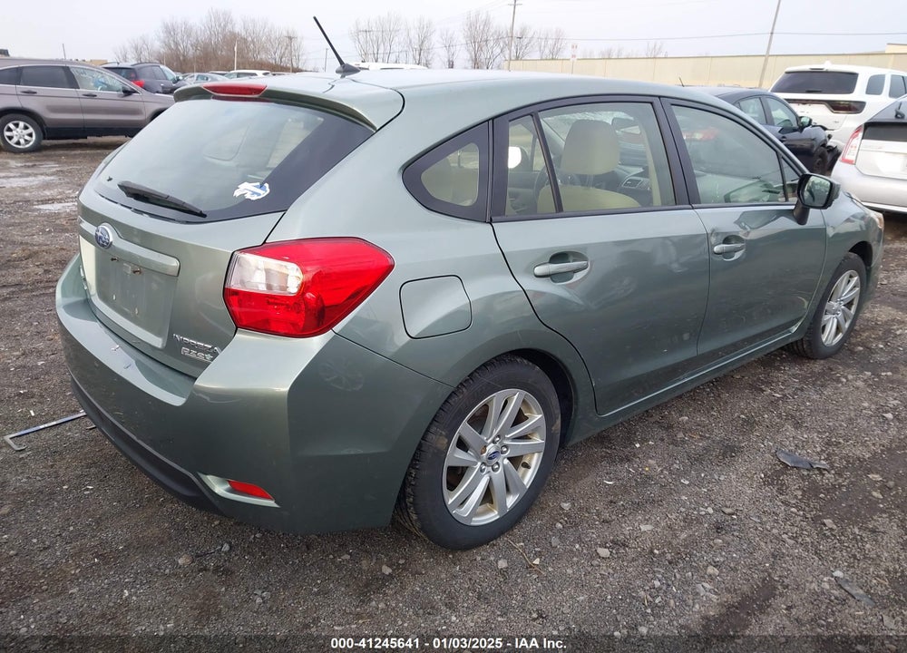 2016 SUBARU IMPREZA 2.0I PREMIUM VIN: JF1GPAB64GH213990