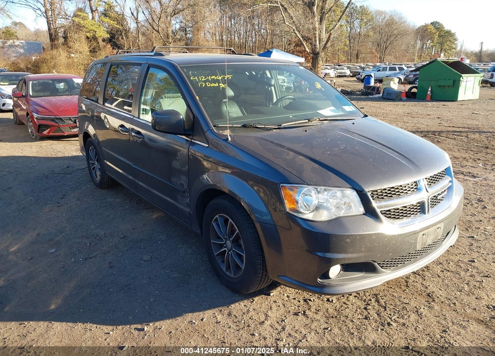 2017 DODGE GRAND CARAVAN SXT VIN: 2C4RDGCGXHR735888