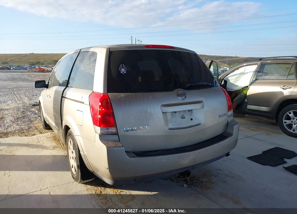 2004 NISSAN QUEST 3.5 S VIN: 5N1BV28U04N305354