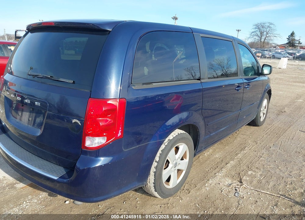 2013 DODGE GRAND CARAVAN SE VIN: 2C4RDGBG9DR600056