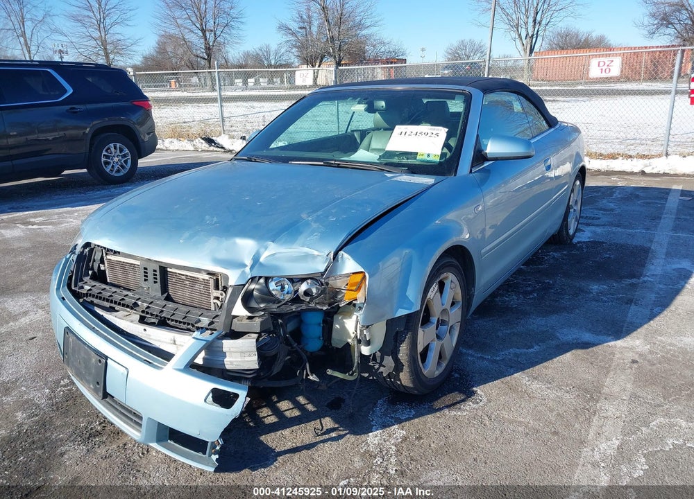 2005 AUDI A4 3.0 VIN: WAUDT48H95K003384