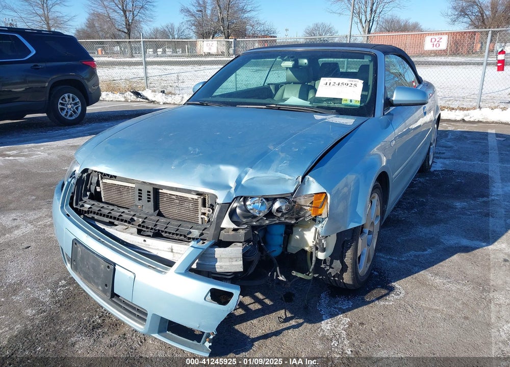 2005 AUDI A4 3.0 VIN: WAUDT48H95K003384