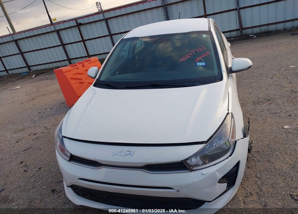 2022 KIA RIO LX VIN: 3KPA24ADXNE445142
