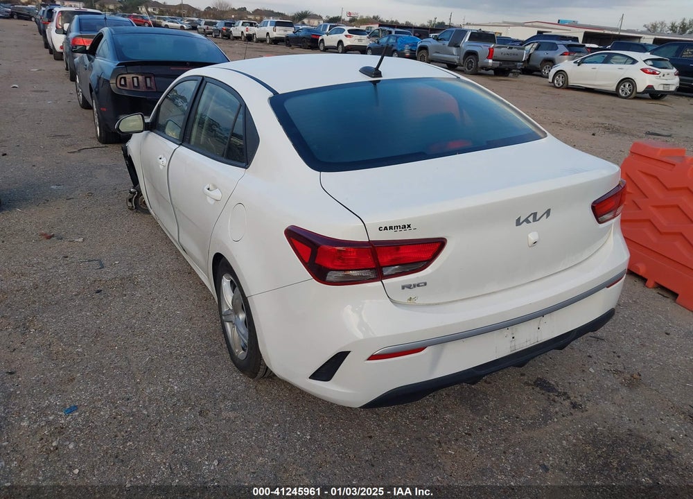 2022 KIA RIO LX VIN: 3KPA24ADXNE445142