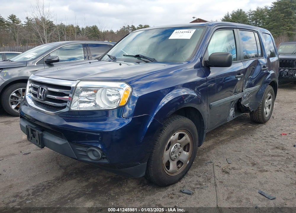 2014 HONDA PILOT LX VIN: 5FNYF4H22EB050325
