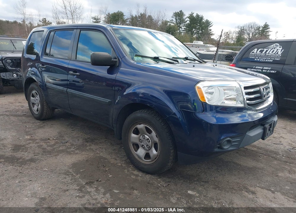 2014 HONDA PILOT LX VIN: 5FNYF4H22EB050325