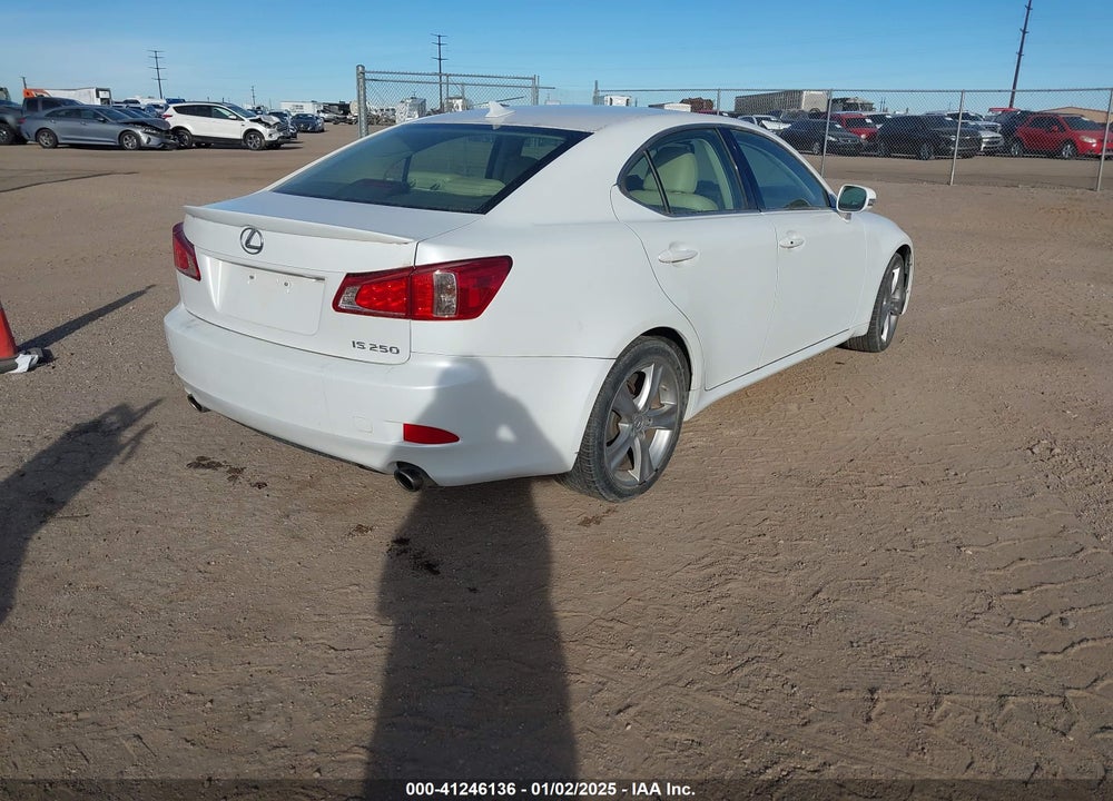 2012 LEXUS IS 250 VIN: JTHBF5C26C5181838