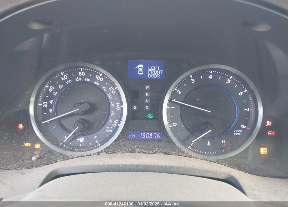 2012 LEXUS IS 250 VIN: JTHBF5C26C5181838