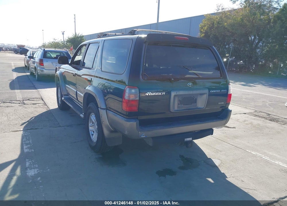 1999 TOYOTA 4RUNNER LIMITED V6 VIN: JT3HN87R2X9018629
