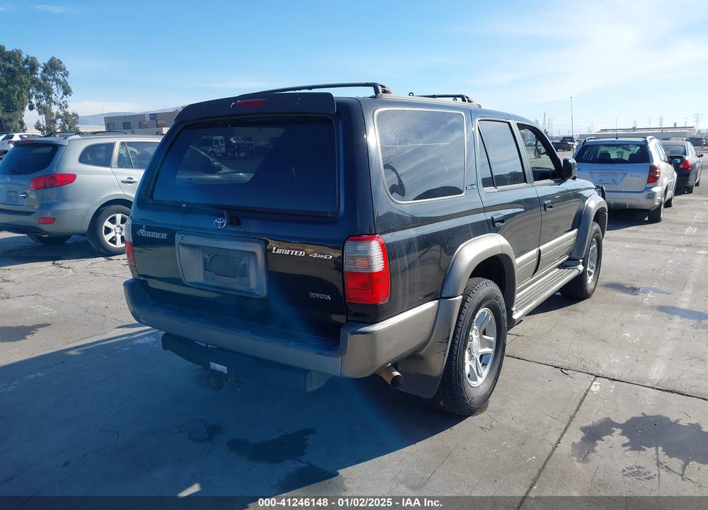 1999 TOYOTA 4RUNNER LIMITED V6 VIN: JT3HN87R2X9018629