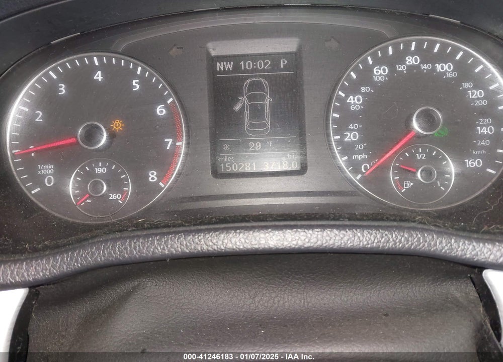 2012 VOLKSWAGEN PASSAT 2.5L SE VIN: 1VWBP7A30CC096427