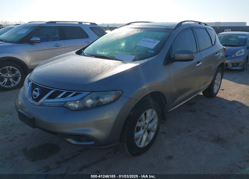 2012 NISSAN MURANO SL VIN: JN8AZ1MUXCW113019
