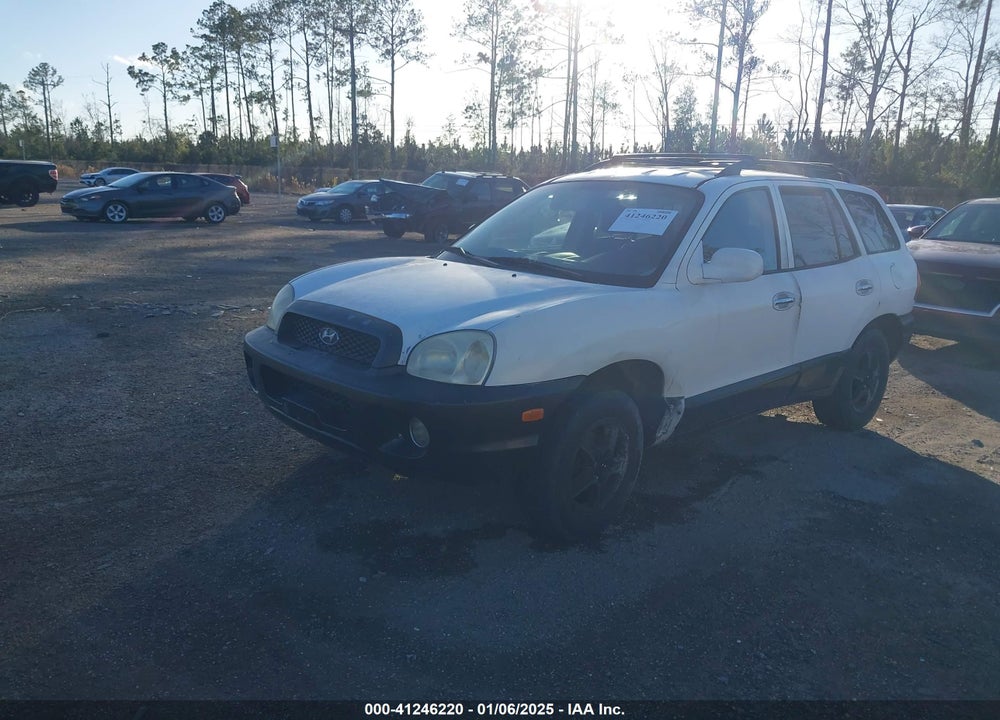 2003 HYUNDAI SANTA FE GLS/LX VIN: KM8SC13D43U383292