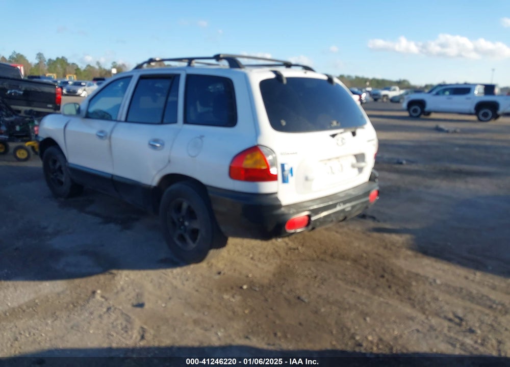 2003 HYUNDAI SANTA FE GLS/LX VIN: KM8SC13D43U383292