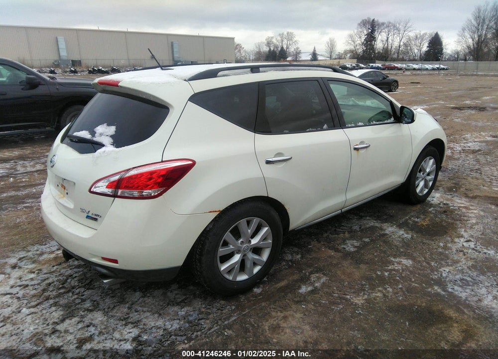 2011 NISSAN MURANO SV VIN: JN8AZ1MW1BW177689