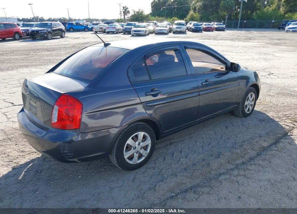 2010 HYUNDAI ACCENT GLS VIN: KMHCN4ACXAU443454