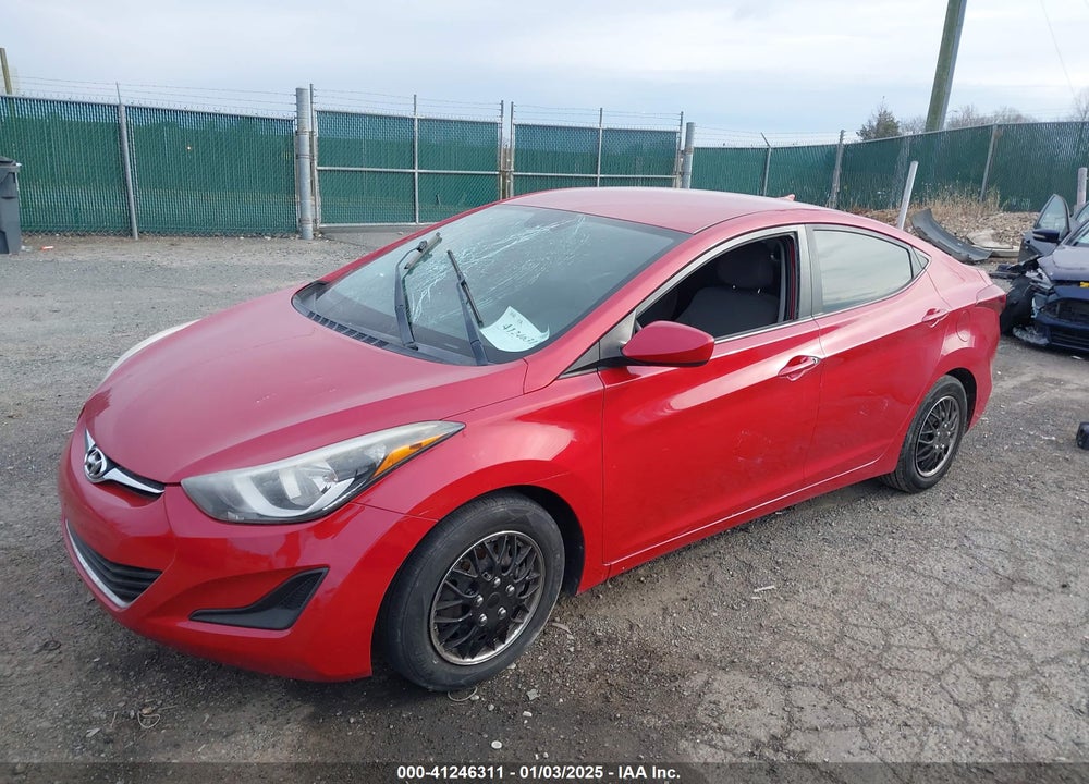 2016 HYUNDAI ELANTRA SE VIN: KMHDH4AE3GU543286