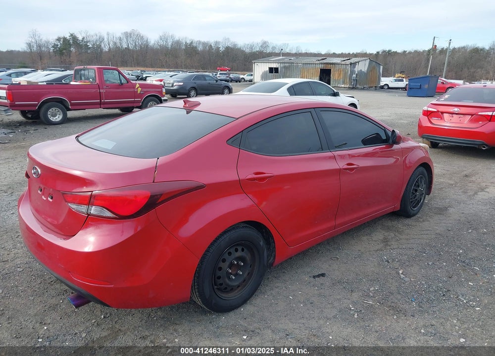2016 HYUNDAI ELANTRA SE VIN: KMHDH4AE3GU543286