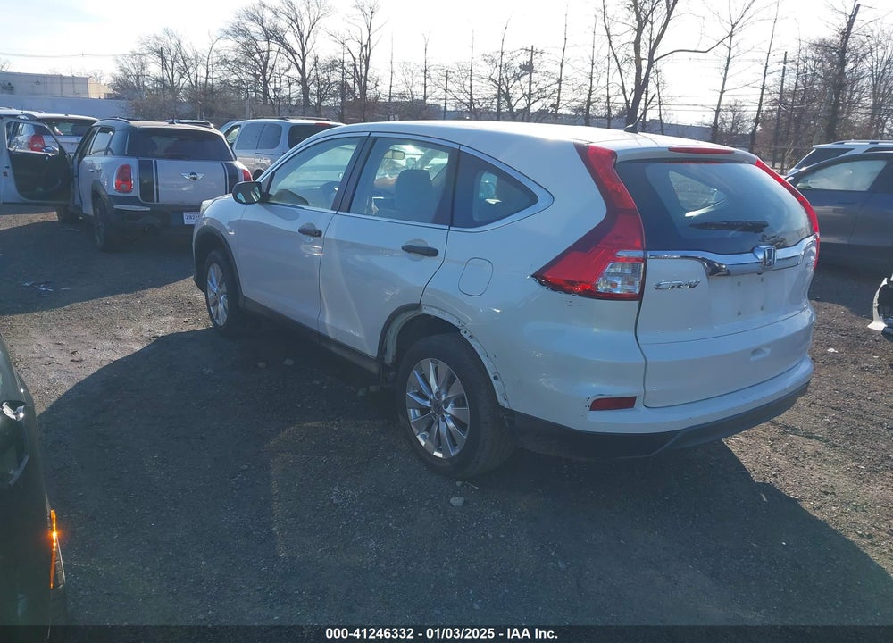 2015 HONDA CR-V LX VIN: 5J6RM4H37FL016358