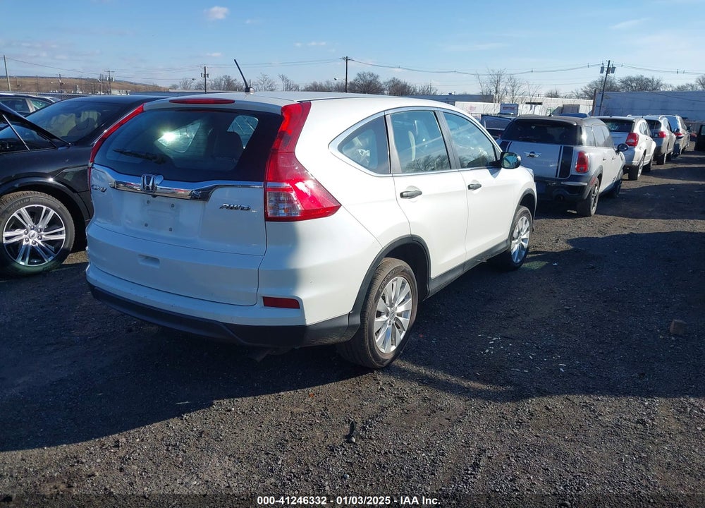 2015 HONDA CR-V LX VIN: 5J6RM4H37FL016358