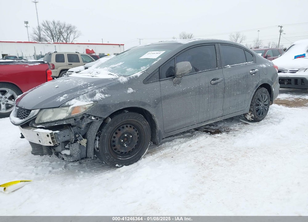 2013 HONDA CIVIC LX VIN: 2HGFB2F57DH569224