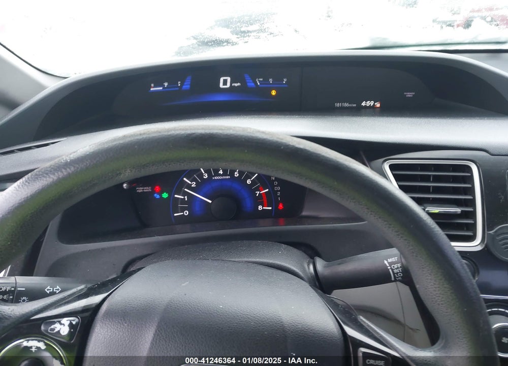 2013 HONDA CIVIC LX VIN: 2HGFB2F57DH569224