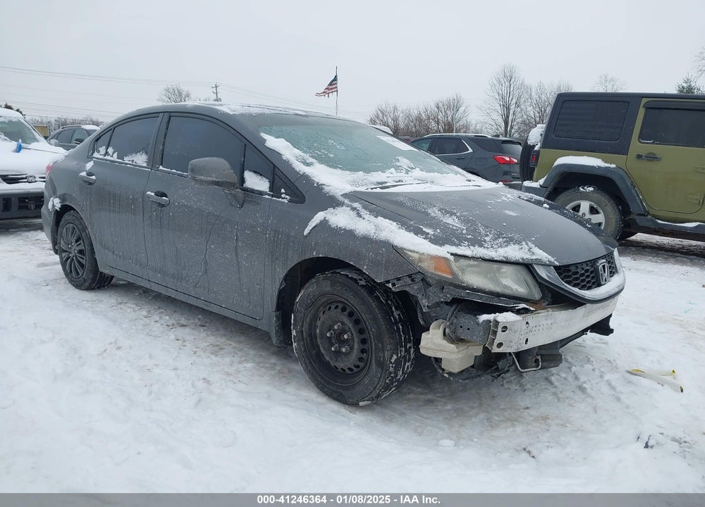 2013 HONDA CIVIC LX VIN: 2HGFB2F57DH569224