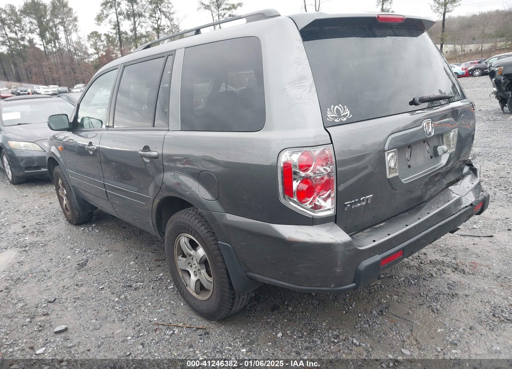 2007 HONDA PILOT EX-L VIN: 5FNYF28777B002807