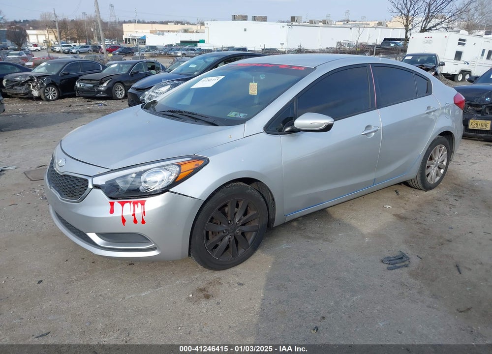 2014 KIA FORTE LX VIN: KNAFX4A69E5147053