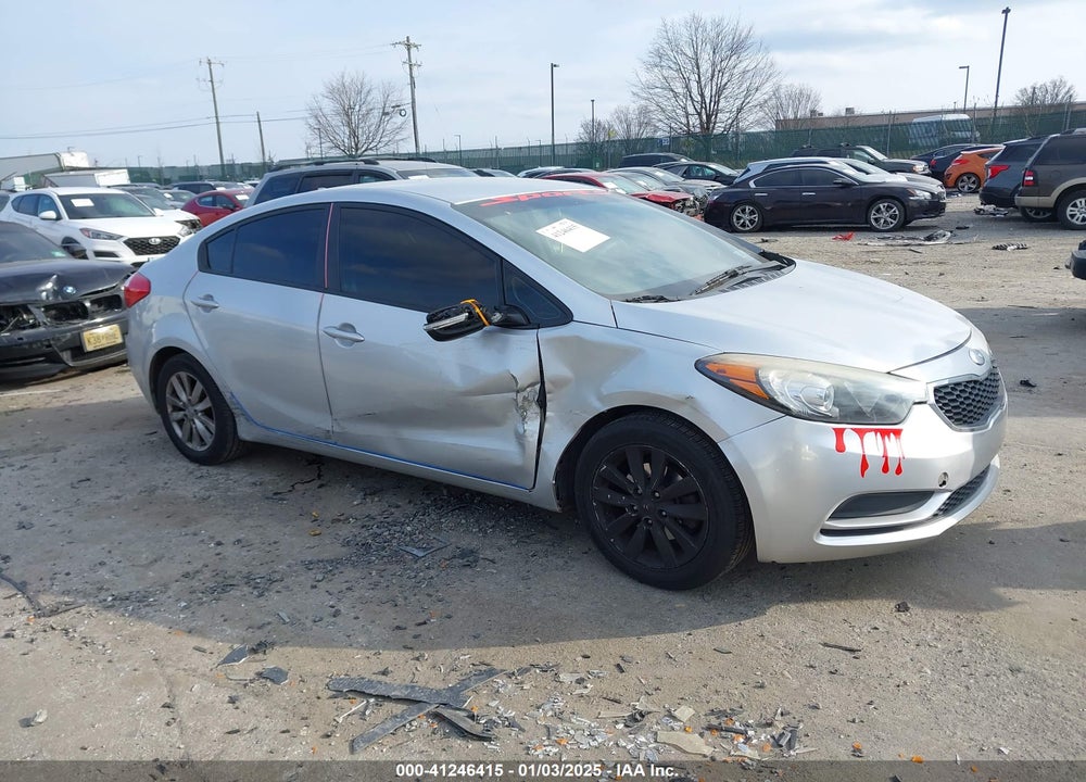 2014 KIA FORTE LX VIN: KNAFX4A69E5147053