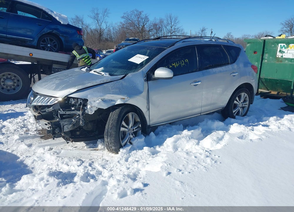 2009 NISSAN MURANO LE VIN: JN8AZ18W49W122822