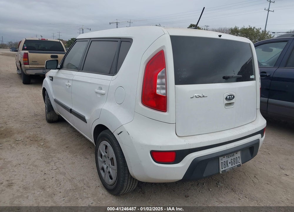 2012 KIA SOUL VIN: KNDJT2A59C7415413