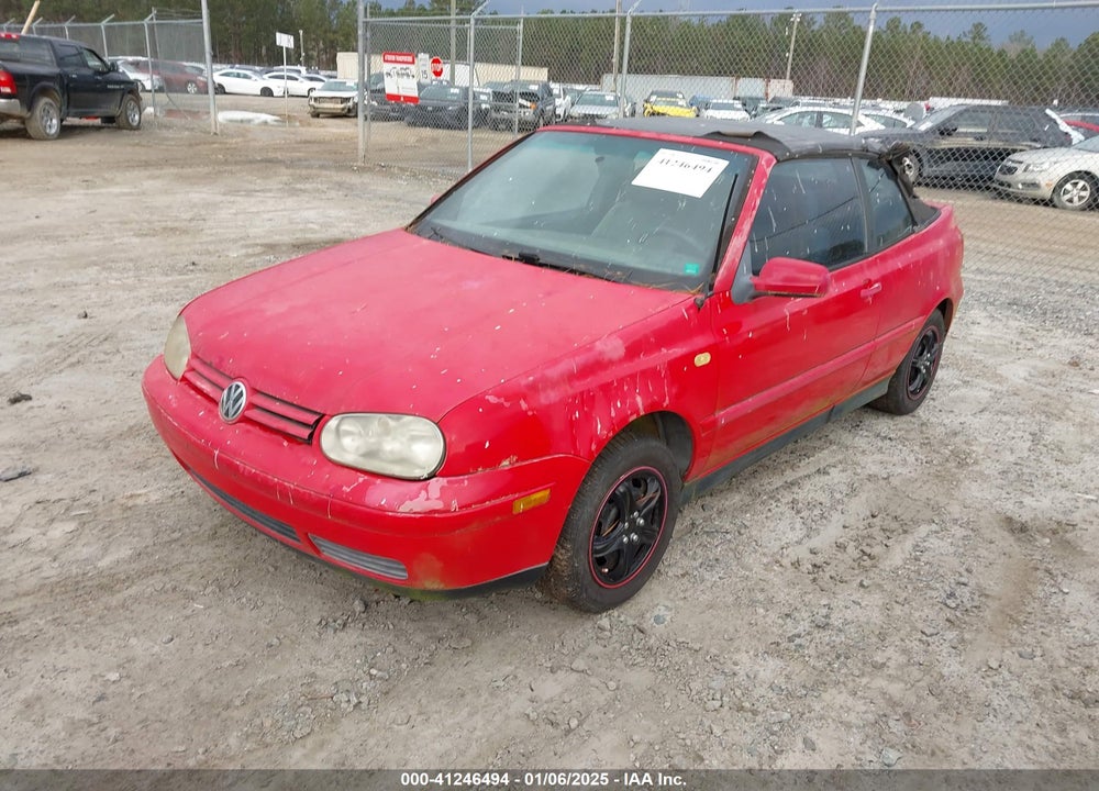 2000 VOLKSWAGEN CABRIO GL VIN: 3VWCC21V1YM803836