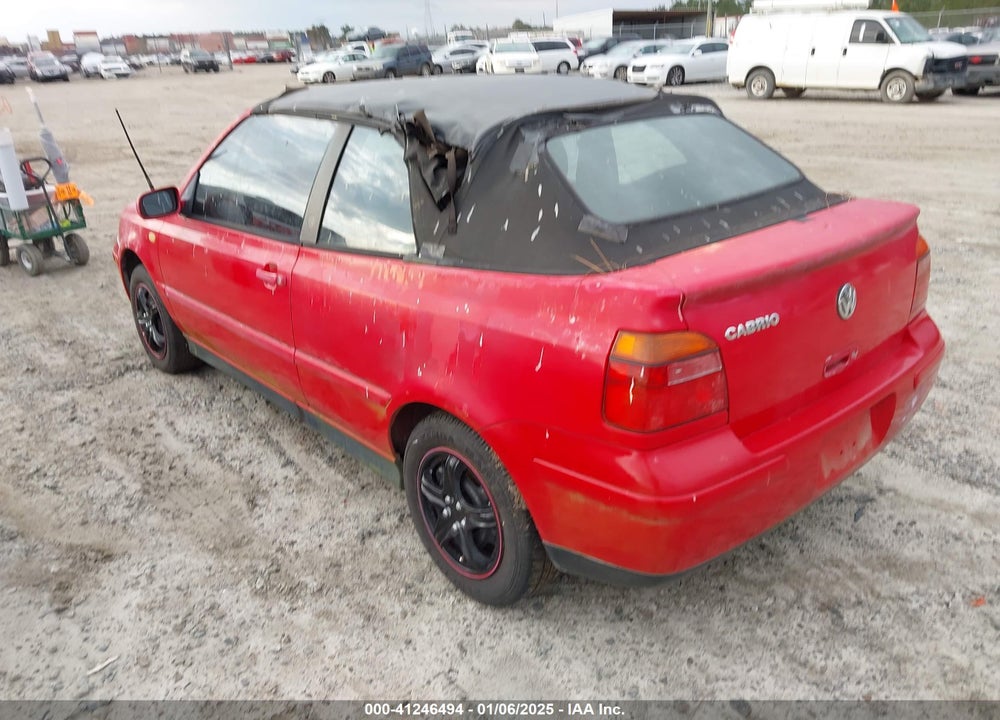 2000 VOLKSWAGEN CABRIO GL VIN: 3VWCC21V1YM803836