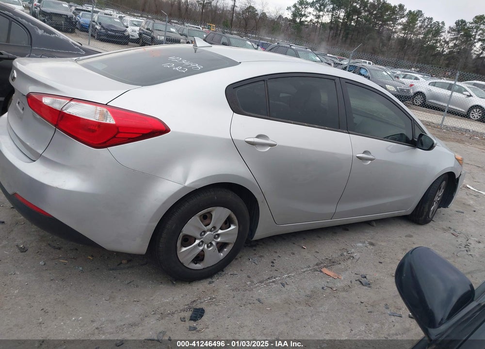 2016 KIA FORTE VIN: KNAFK4A68G5537689