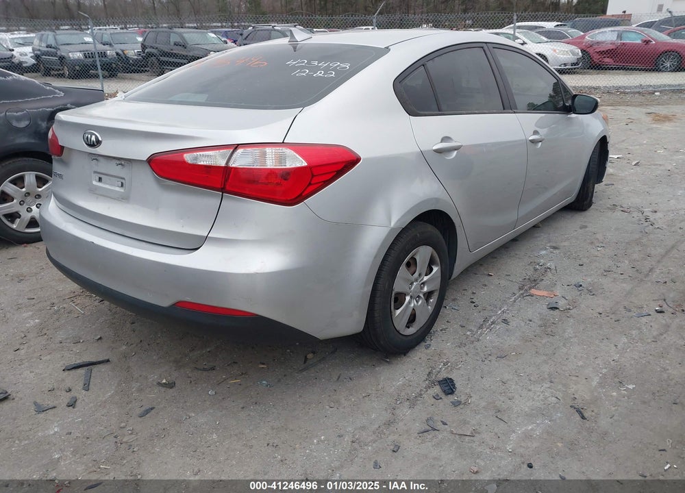 2016 KIA FORTE VIN: KNAFK4A68G5537689
