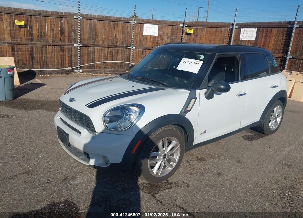 2012 MINI COOPER S COUNTRYMAN VIN: WMWZC5C59CWL61907