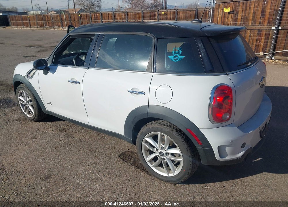 2012 MINI COOPER S COUNTRYMAN VIN: WMWZC5C59CWL61907