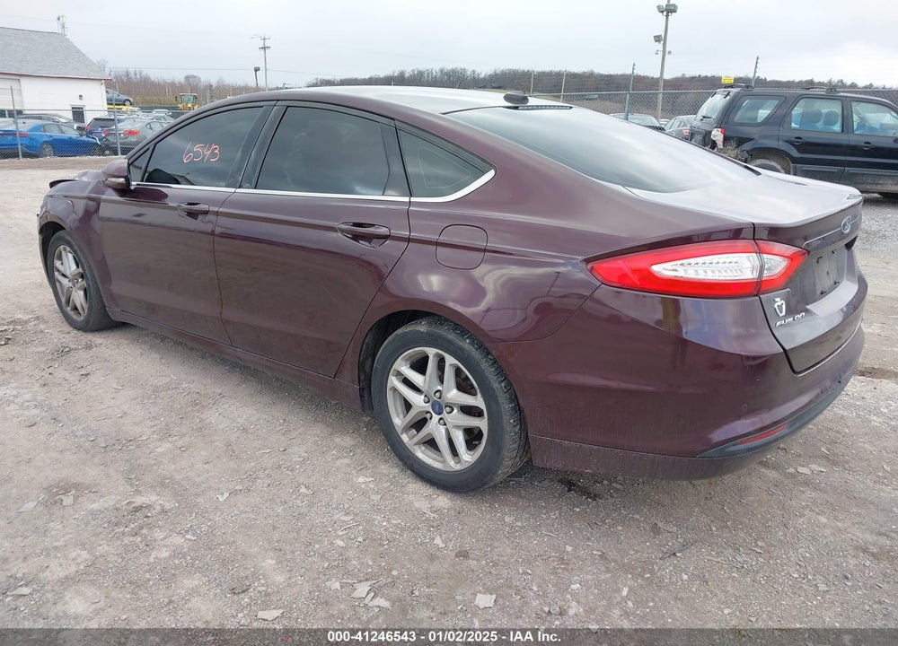 2013 FORD FUSION SE VIN: 3FA6P0H7XDR355356