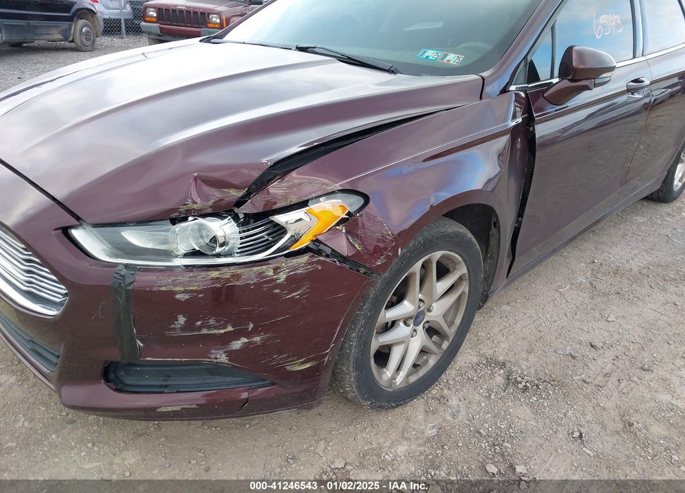 2013 FORD FUSION SE VIN: 3FA6P0H7XDR355356