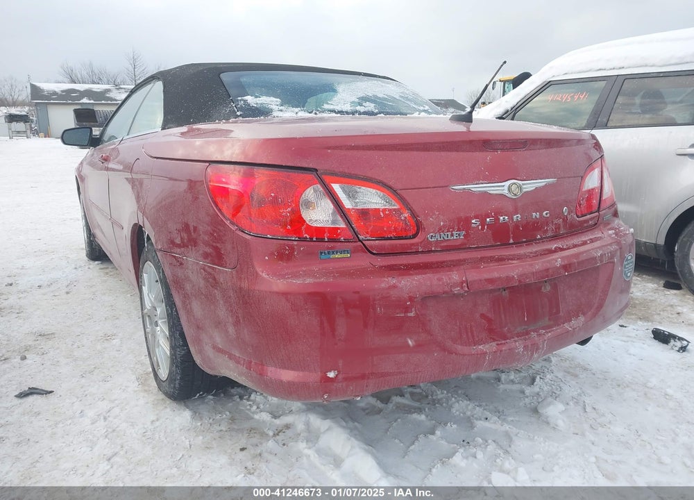 2008 CHRYSLER SEBRING VIN: 1C3LC55R48N130388