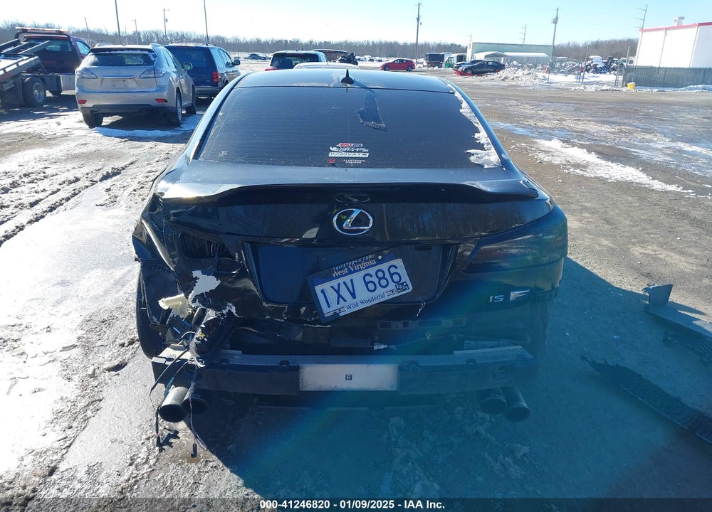 2008 LEXUS IS F VIN: JTHBP262785004567