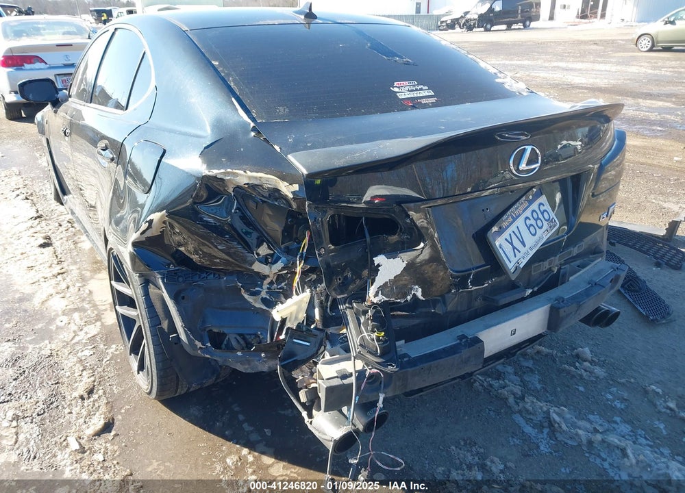 2008 LEXUS IS F VIN: JTHBP262785004567